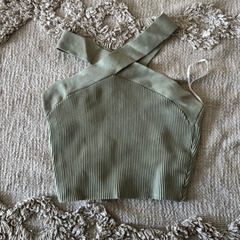 Aritzia Sculpt Knit Halter Top